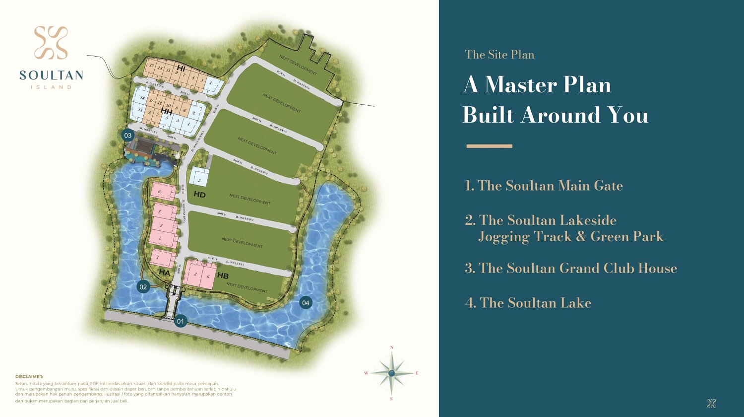 Siteplan Soultan Island Summarecon Bekasi